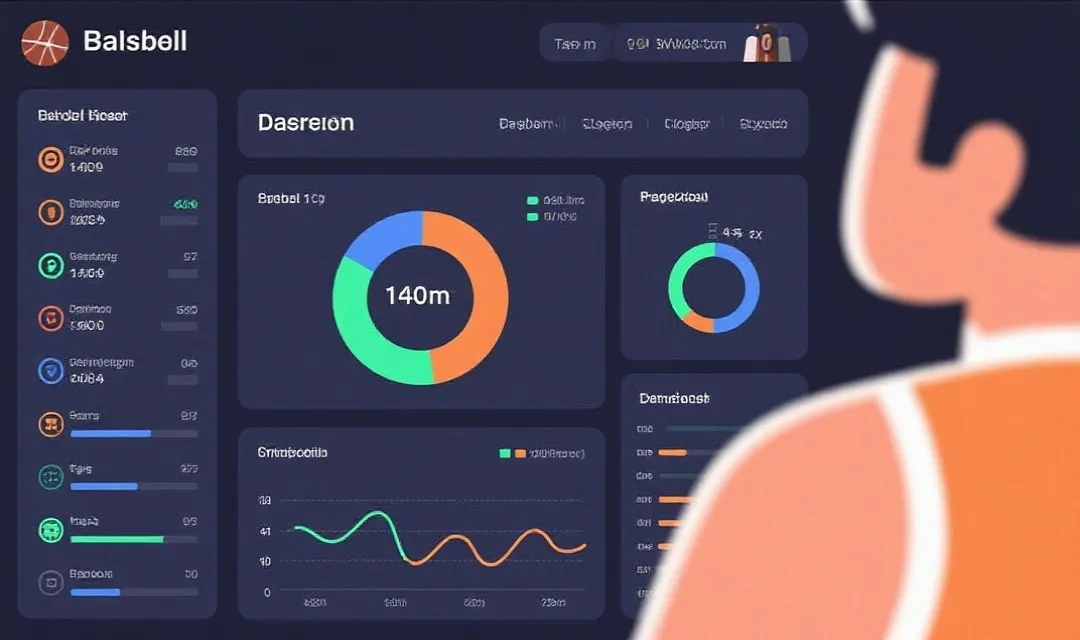 数据仪表盘示意